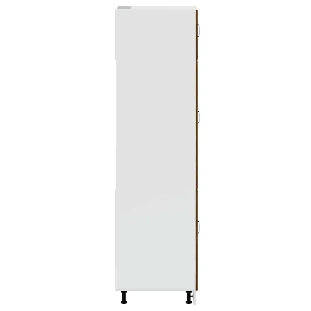 vidaXL Armadio da Cucina Lucca Rovere Marrone in Legno Multistrato