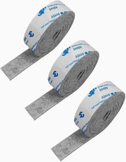 Set di protezione per mobili con 3 rotoli di viti di gomma adesiva, viti di gomma adesiva ultradritte con protezione anti-scricchiolio, pennello adesivo con forza di aderenza (2 cm x 1 m)