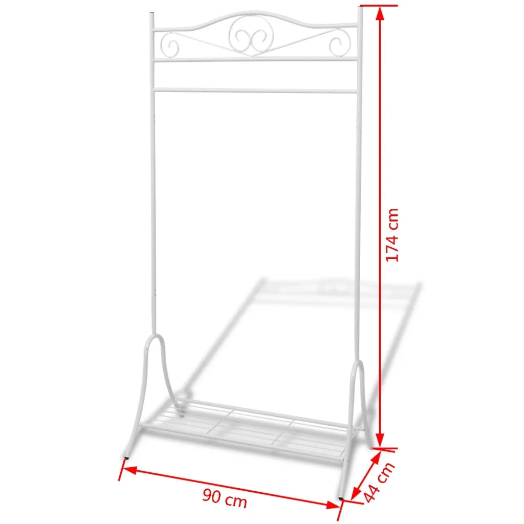 Appendiabiti Bianco in Acciaio cod mxl 67823