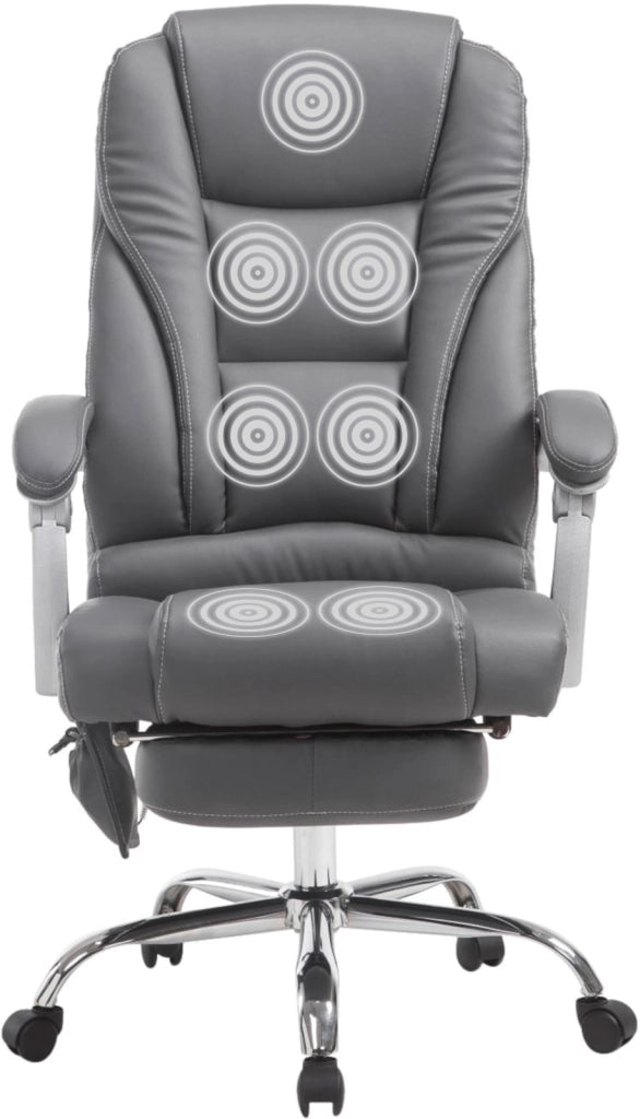 Sedia da ufficio massaggiante PACIFIC grigio