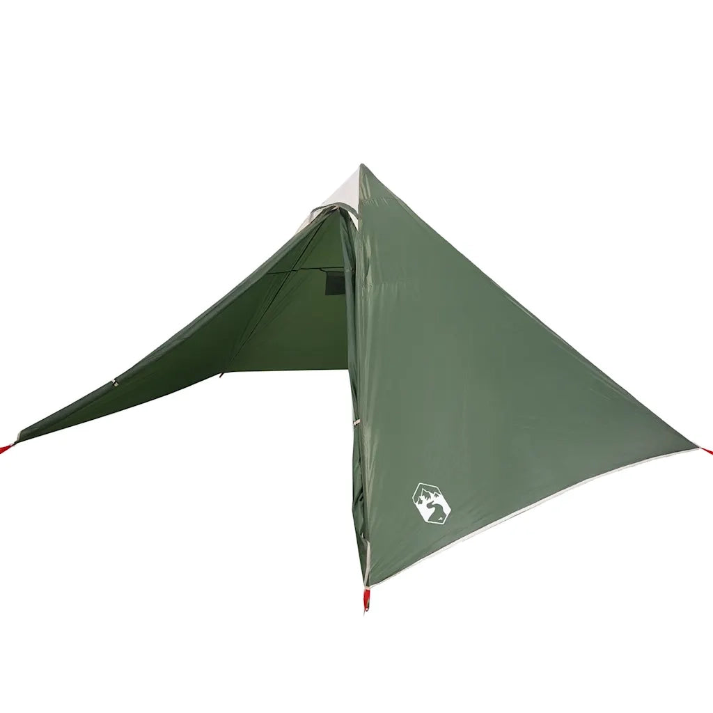 Tenda Familiare Tipi per 7 Persone-Tenda da campeggio Verde Impermeabile