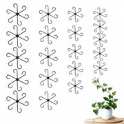 Supporto per piante 20 pezzi - contenitori per piante riutilizzabili in 4 misure - sostegni per piante robusti per l'appoggio di Monstera, fiori, hortensie, rose e pomodori