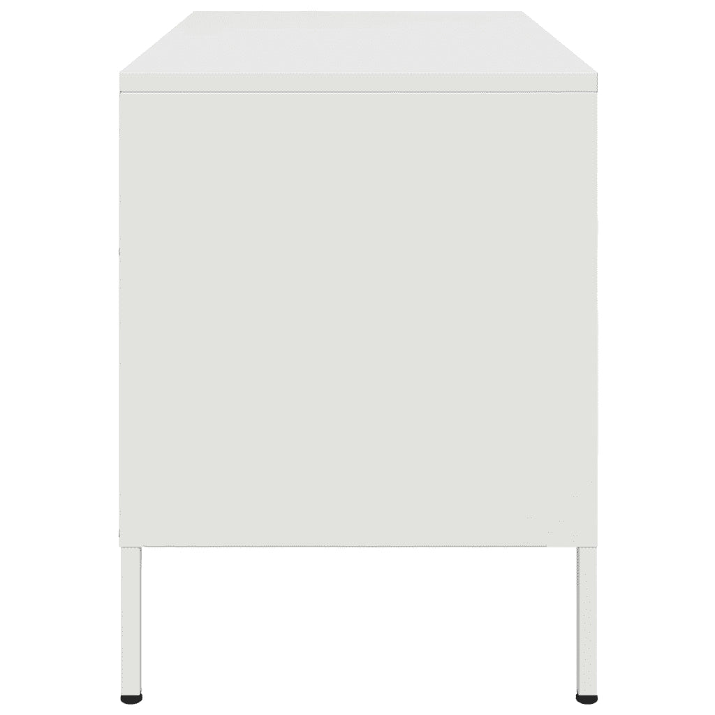 Mobili TV 2pz Bianchi 68x39x50,5 cm in Acciaio