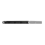 Qnap ts-464u nas rack (1u) intel® celeron® n5095 8 gb ddr4 0 tb qnap turbo system alluminio, nero - TS-464U-8G