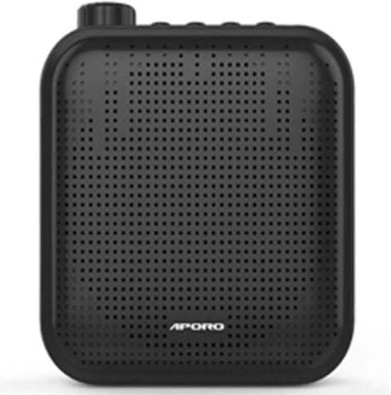 Amplificatore Portatile - 2000 mAH Ricaricabile Amplificatore con Microfono Headset Preinstallato e Microfono e Altoparlante Portatile per Insegnanti, Guide, ecc (nero)