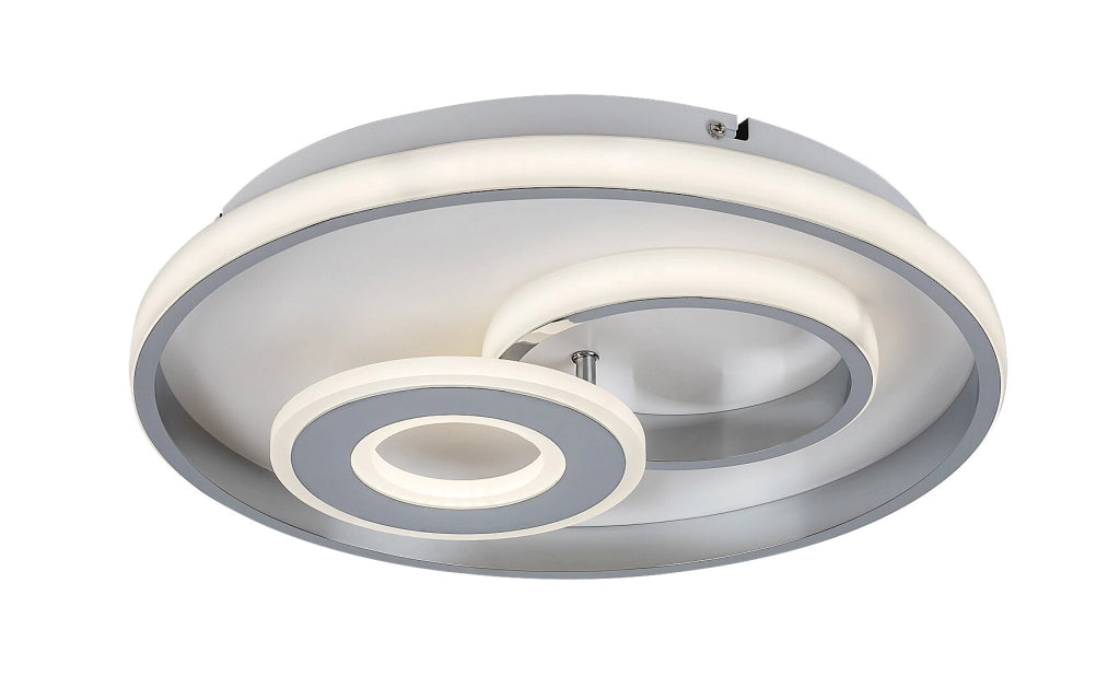 Plafoniera LED tonda 40cm 40W cromo Rabalux Celinda