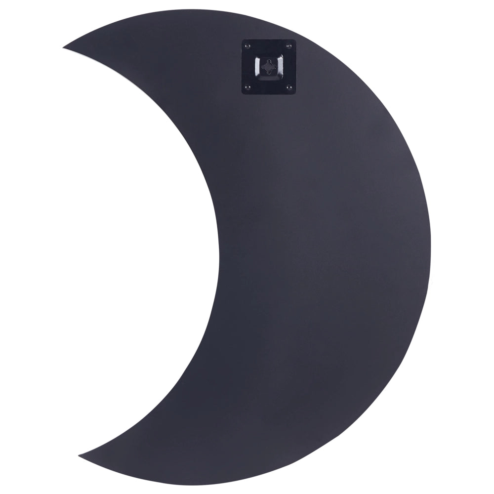 Specchio da parete in vetro argentato 40 x 60 cm con luna crescente senza cornice soggiorno sala da pranzo camera da letto bagno