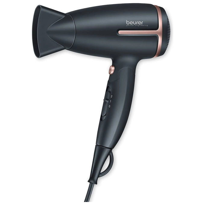 Beurer, Asciugacapelli da Viaggio, HC 25 Limited Edition 2025, Tecnologia Ionica