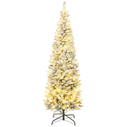 Albero di Natale Slim 210 cm con Luci LED Bicolore 11 Modalit¨¤ 687 Rami Verde ¨C Xylo ¨C 210 cm