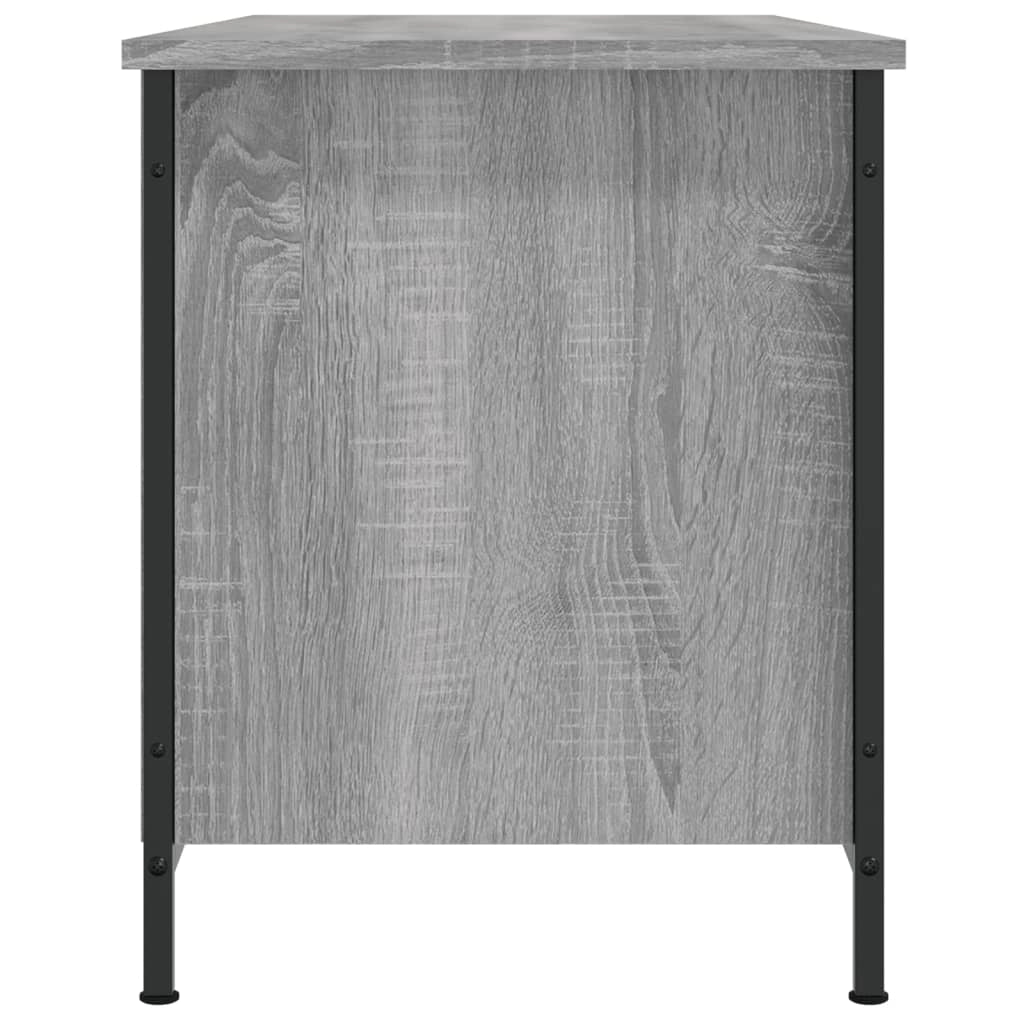 Mobile TV multimediale mensola TV credenza TV sala da pranzo soggiorno camera da letto Sonoma 100 x 40 x 50 cm legno ingegnerizzato grigio 02_0028345