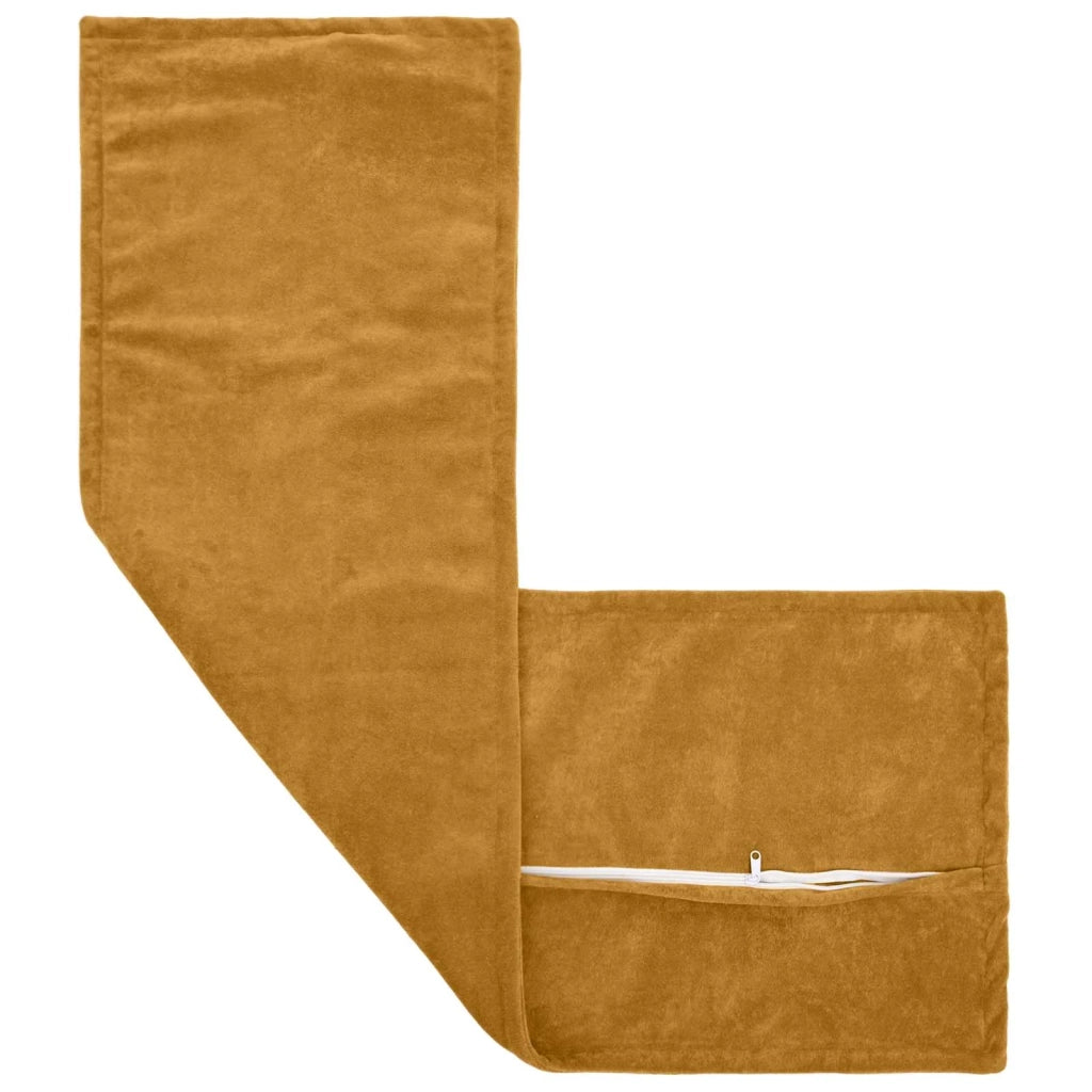 Federa HOUTEN Giallo 40 x 145 cm Fleece in microfibra 917262