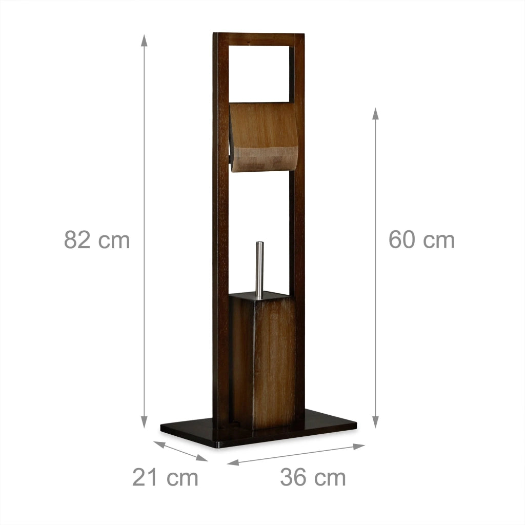Set WC porta scopino bambù marrone 13_0002520