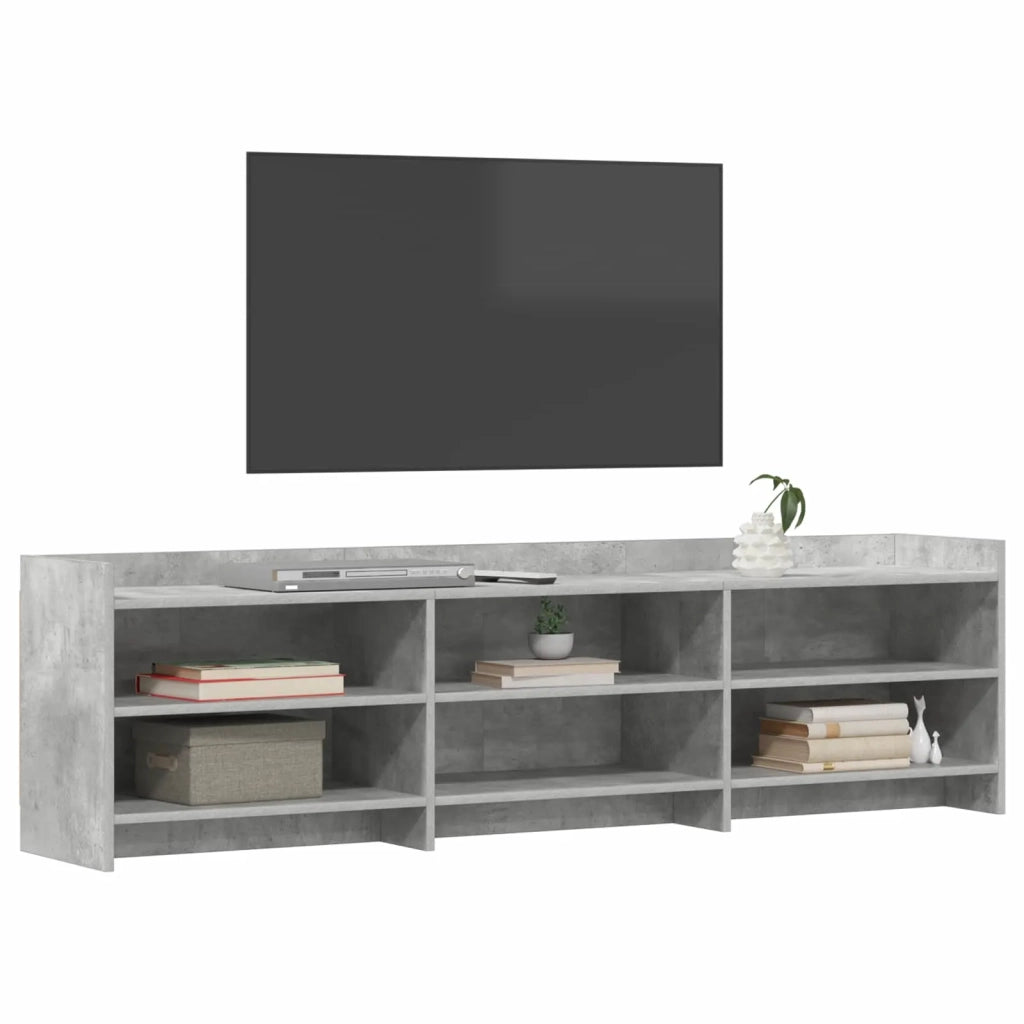 Mobile TV 168 x 33 x 47 cm Grigio Cemento Legno ingegnerizzato 8011238