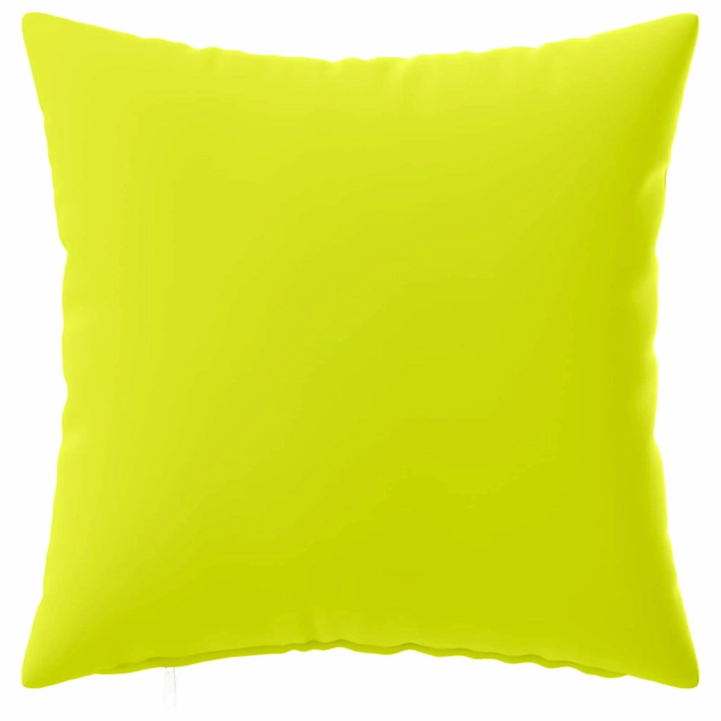 Federa 6 pcs HEERLEN Verde brillante. 35 x 35 cm Poliestere 908148
