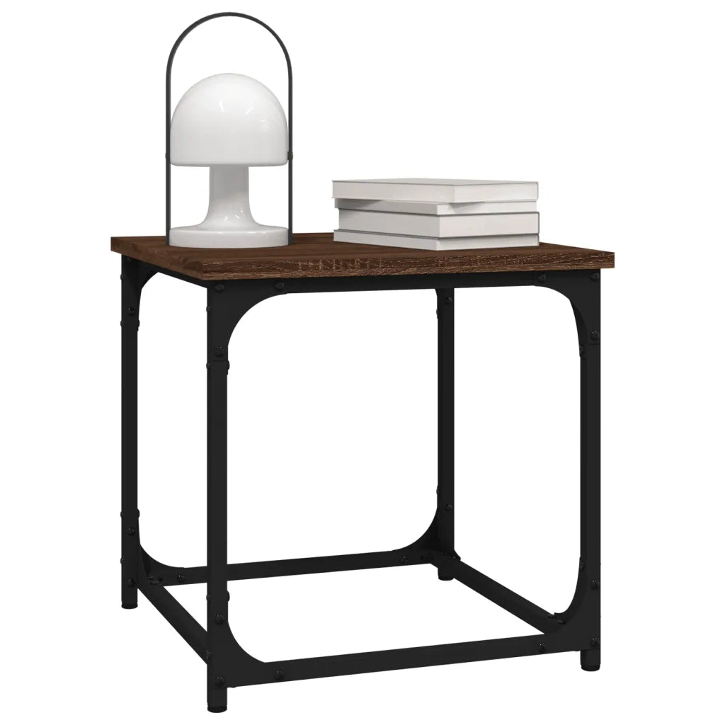 Tavolino da Salotto Rovere Marrone 40x40x40cm Legno Multistrato 823291