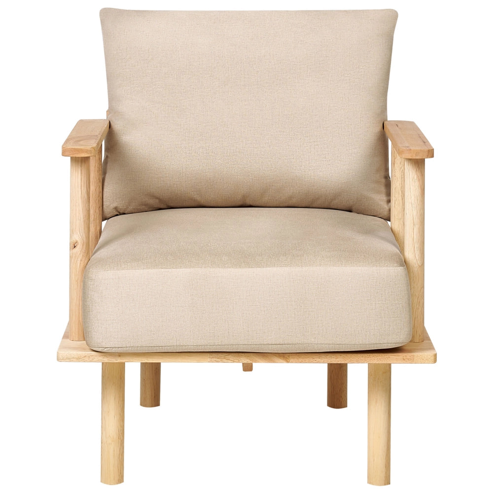 Set da soggiorno tessuto beige gambe in legno struttura divano a 2 posti divano poltrona divano soggiorno