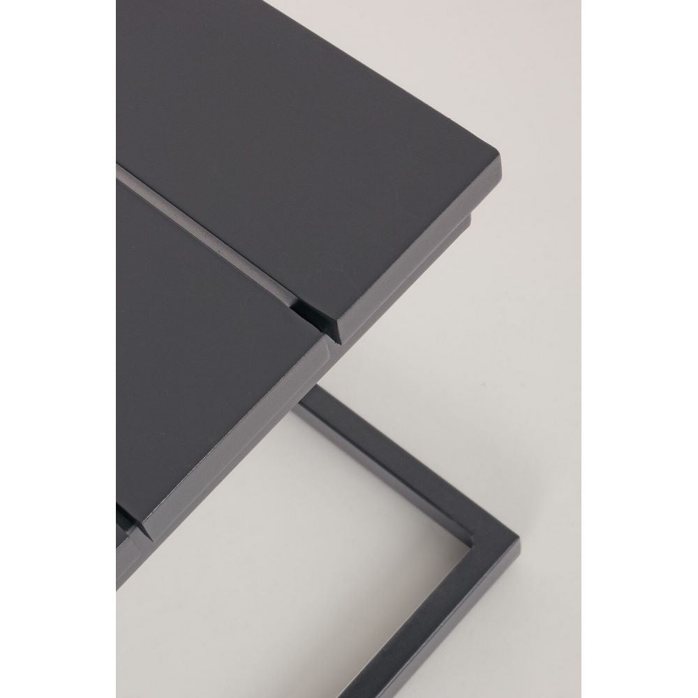 Tavolino design da Giardino Share grigio 41x41x45 cm in Alluminio Share Grigio