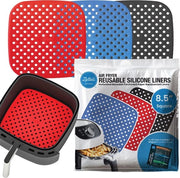 Accessori per Airfryer in silicone riutilizzabili, 3-pack con adesivo magnetico, Facili da pulire Accessori per Airfryer, Accessori per Airfryer antiaderenti
