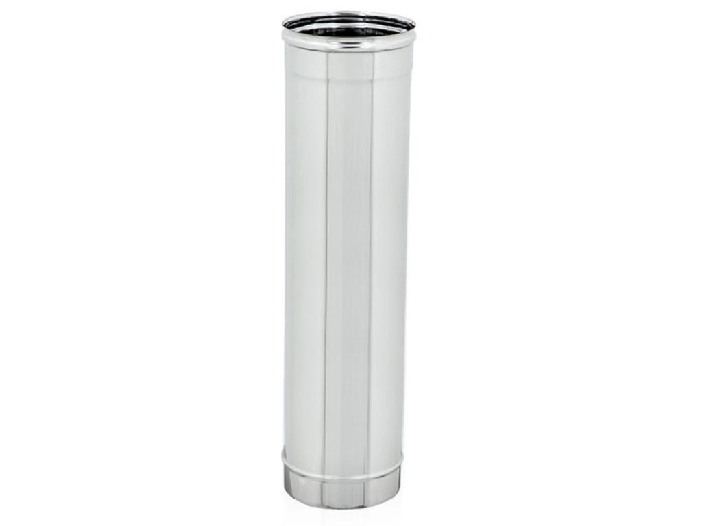 Canna Fumaria Acciaio Inox D.180 Lunghezza 304 Larghezza 100 - Zinco Calabria