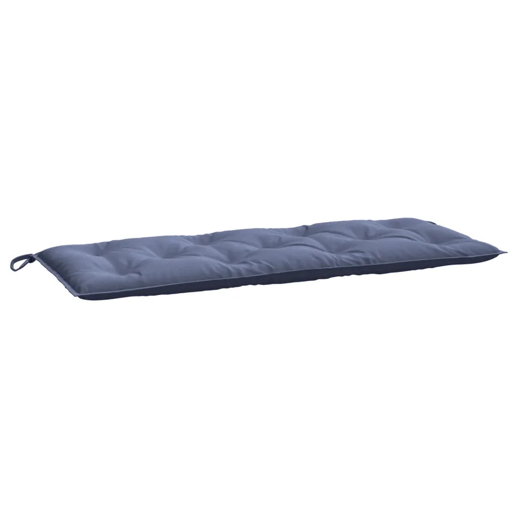 Cuscini per Panca 2 pz Blu Marino 120x50x7cm in Tessuto Oxford 379064