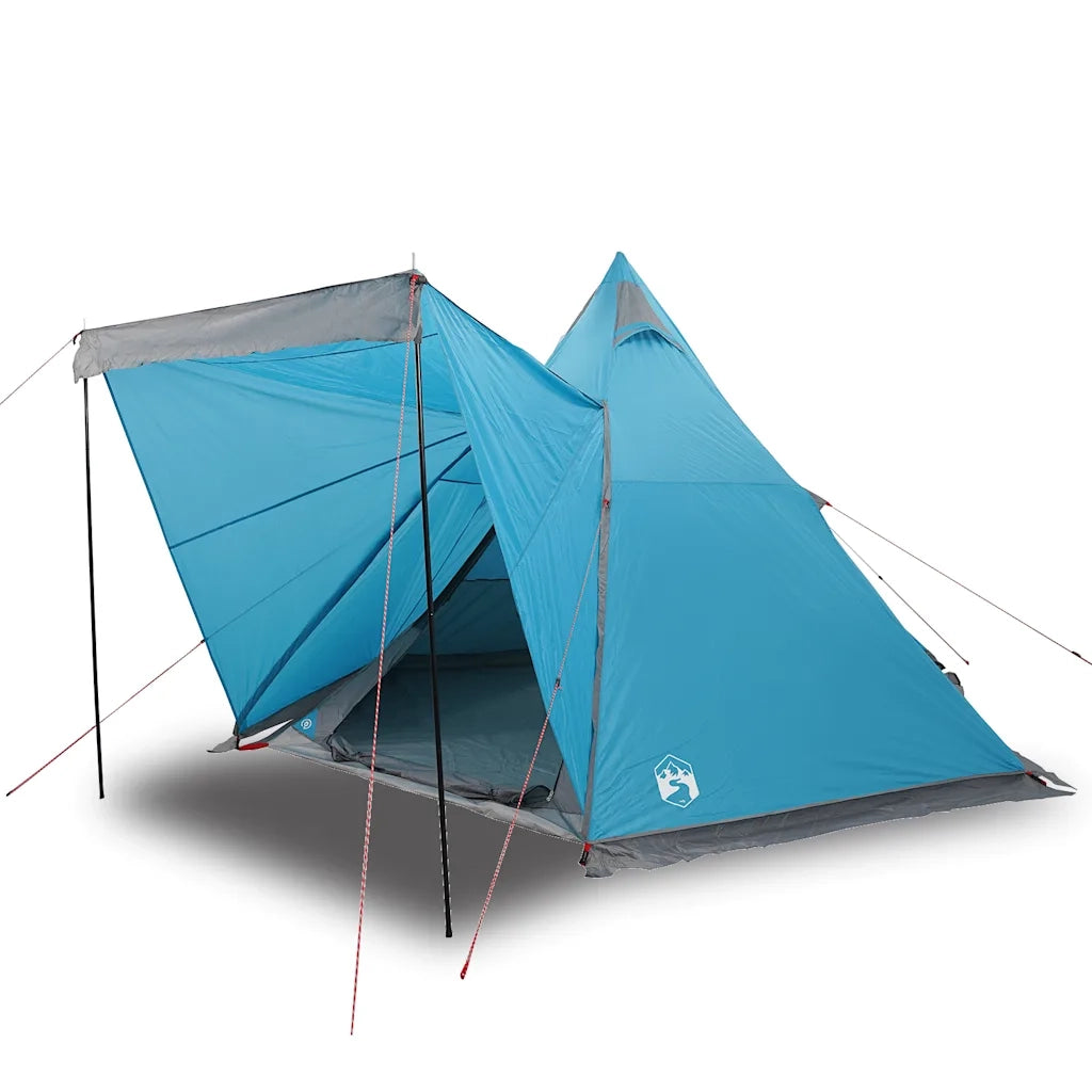 Tenda Familiare Tipi per 6 Persone-Tenda da campeggio Blu Impermeabile 960953