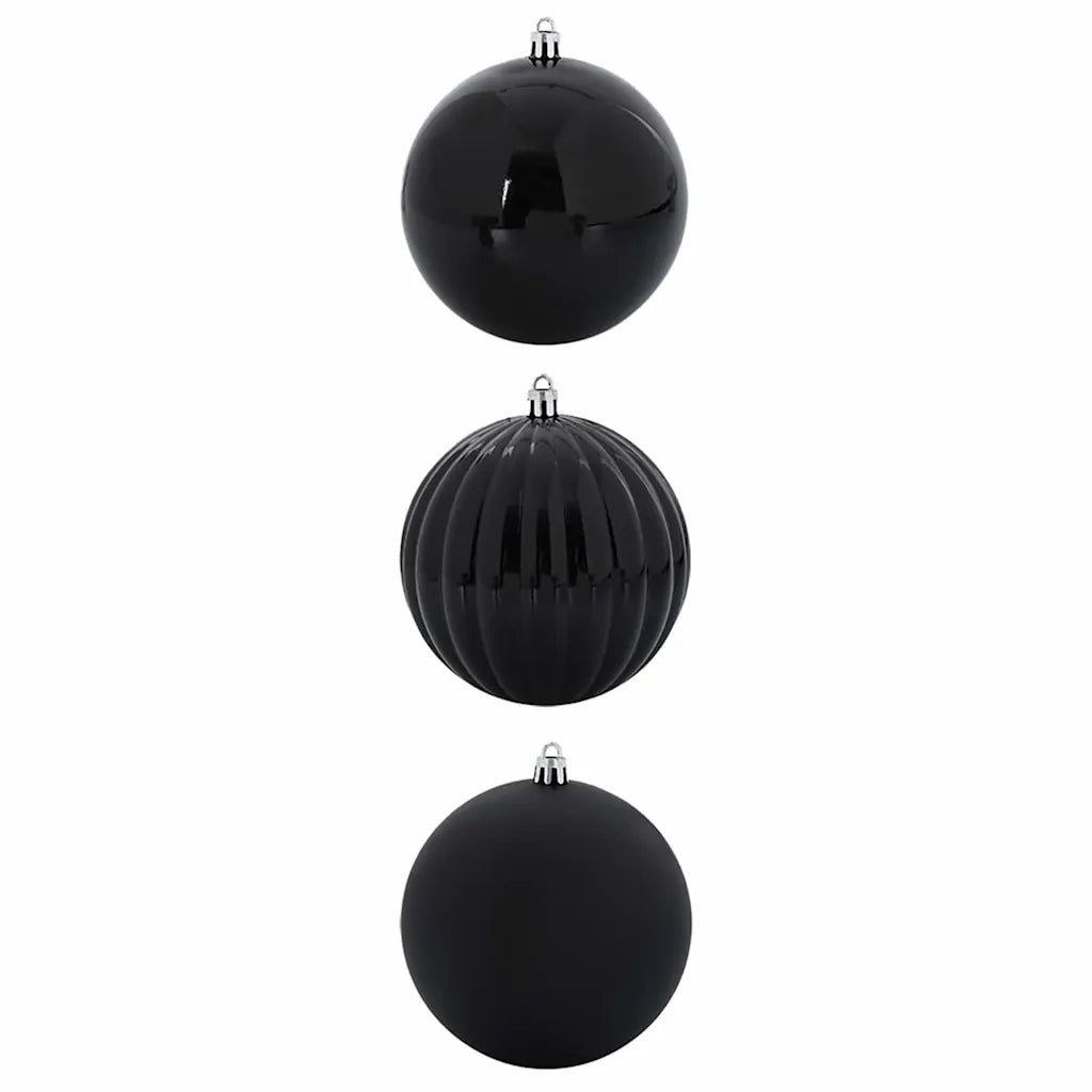 Set di Decorazioni Natalizie XXL 3 pcs Nero Plastica 42018860