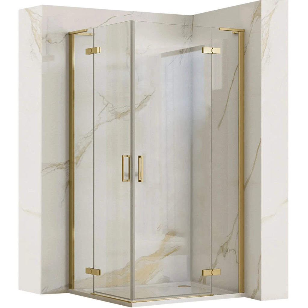 Cabina Doccia Rea Hugo 90x90 Gold Brush