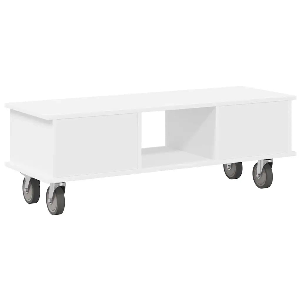 Supporto TV Bianco 100 x 35 x 35 cm Legno multistrato 891032