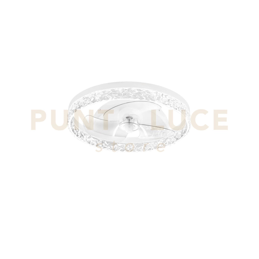 PLAFONIERA LED VENTILATORE NASHI BIANCO 30W 4800LM CCT 3000-4000-6500lm  50X11,5CM