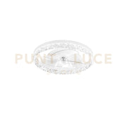 PLAFONIERA LED VENTILATORE NASHI BIANCO 30W 4800LM CCT 3000-4000-6500lm  50X11,5CM
