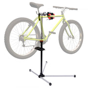 Cavalletto per Bicicletta Aggiustabile Girevole ¨C zephmum ¨C Nero 100x66x180 cm