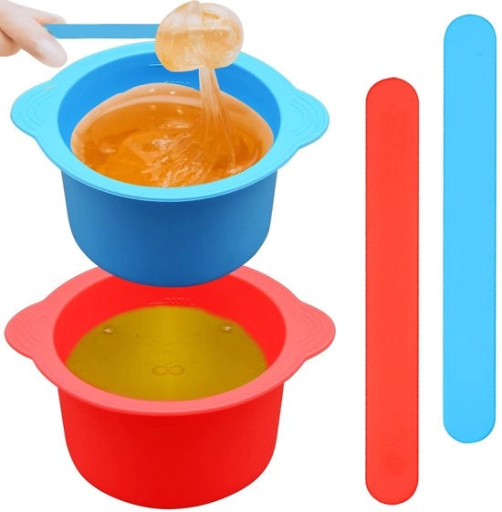 Asciugacapelli in silicone, 2 pezzi, riutilizzabile, impermeabile, facile da pulire, per cera e cura della pelle, per lavandino