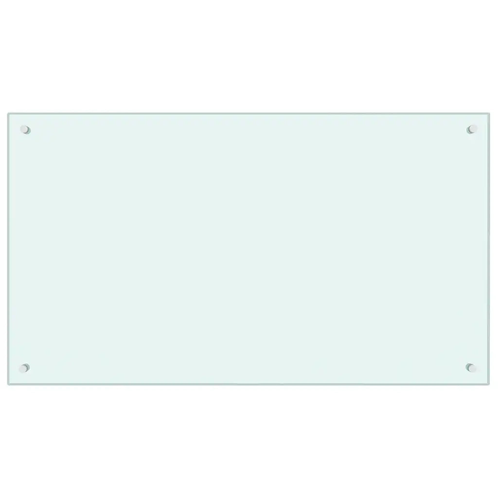 Paraschizzi per Cucina Color Latte 100x60 cm in Vetro Temperato CFW4592465