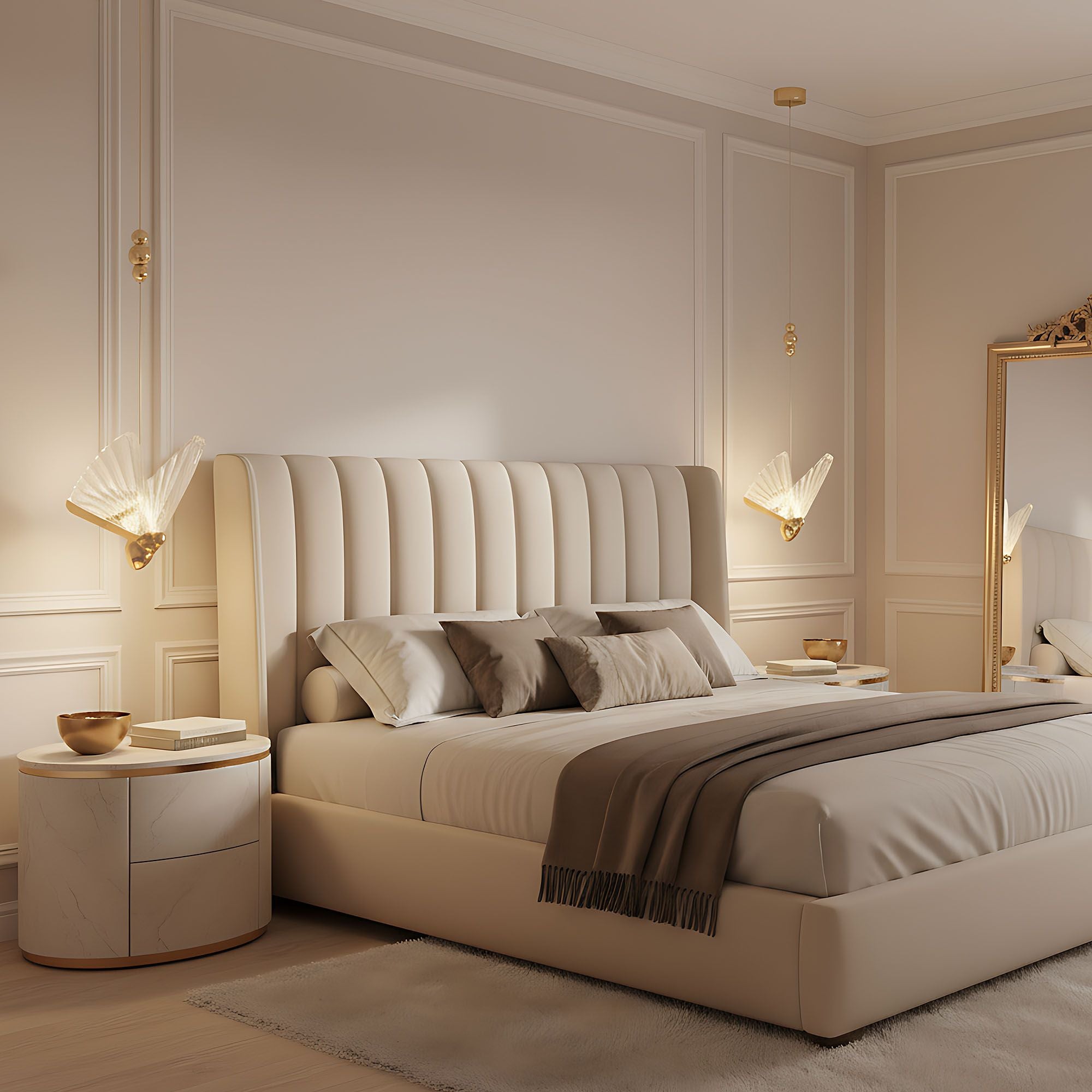 Lampada A Sospensione Led Lhj105-1cp Gold