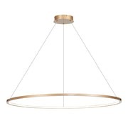 Lampadario anello LED Milagro Saturno oro Ø120 65W