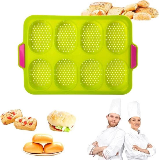 Forme per panini - antiaderente silicone forma per baguette - piatto per crostoni di pane - forma per pane francese - acquista online.