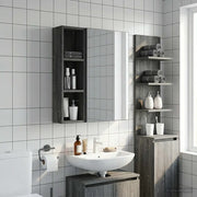 Armadio da bagno a muro Sonoma grigia 20 x 14 x 70 cm 889300