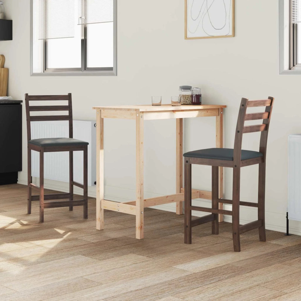 Sedie da pranzo 2 pcs Marrone Chiaro 40 x 47,5 x 99,5 cm