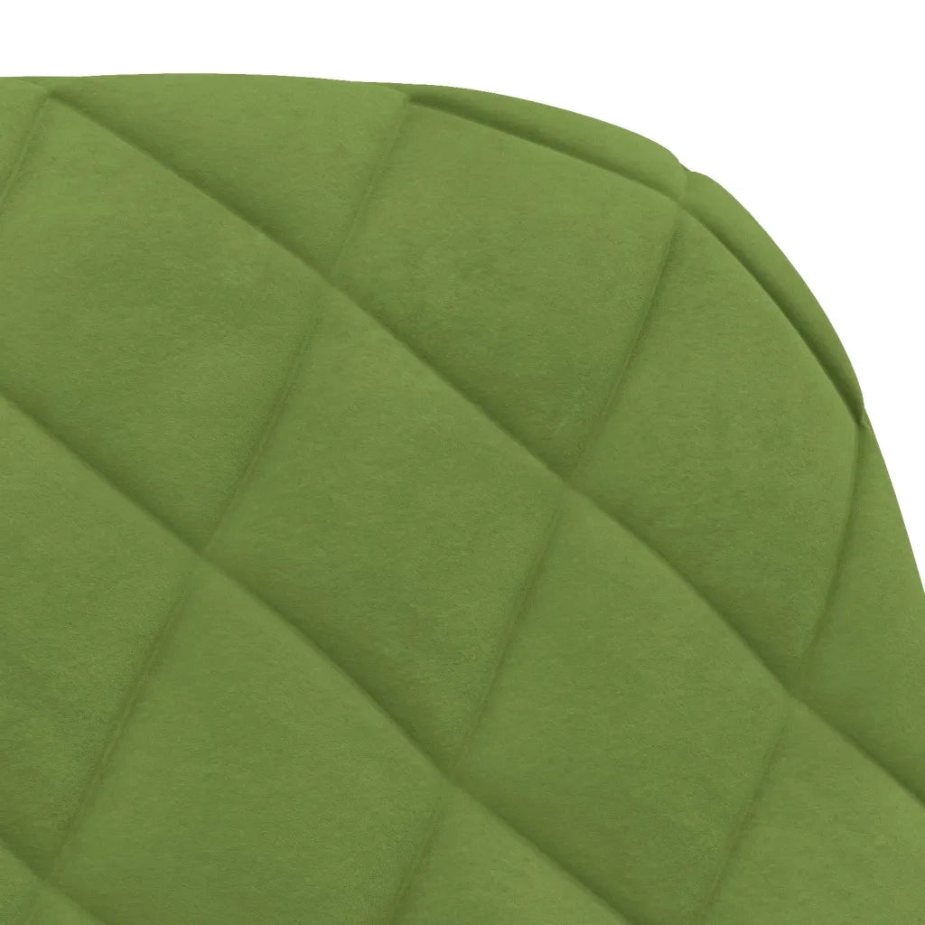 Sedie da Pranzo 2 pz Verde Chiaro in Velluto cod mxl 24419