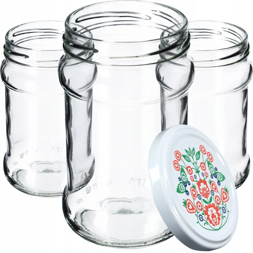 KADAX Seno vasetti 315ml 50pz 66mm + coperchi "Folklore"