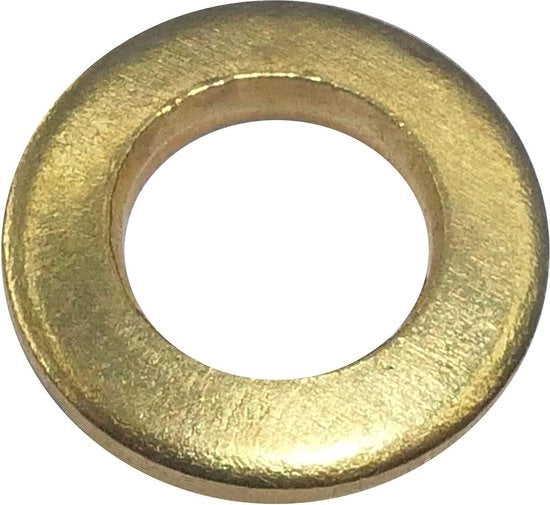 50 dischi piatti M6 Ø esterni 12 mm di spessore 16 mm - DIN 125 - C48571 - materiali in rame