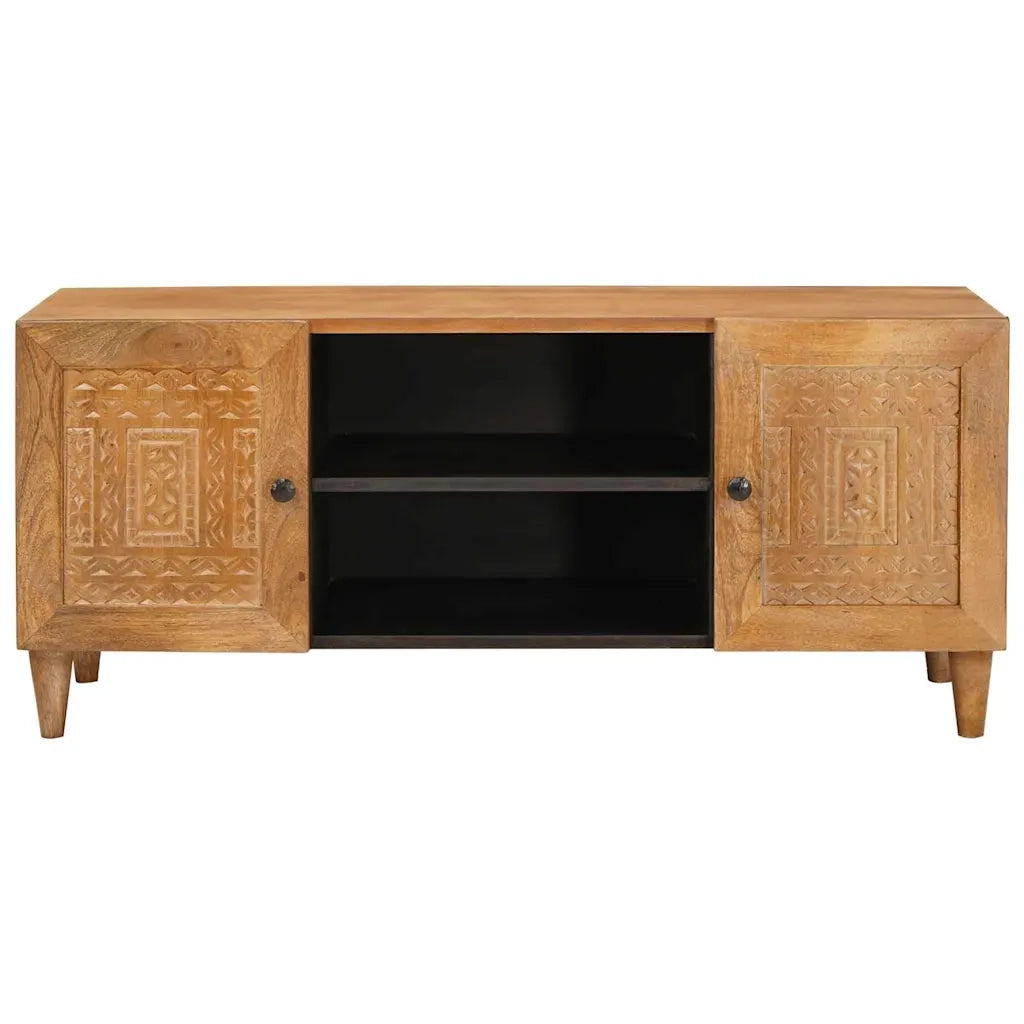 vidaXL Mobile TV con lo scaffale Marrone chiaro 105 x 33 x 46 cm