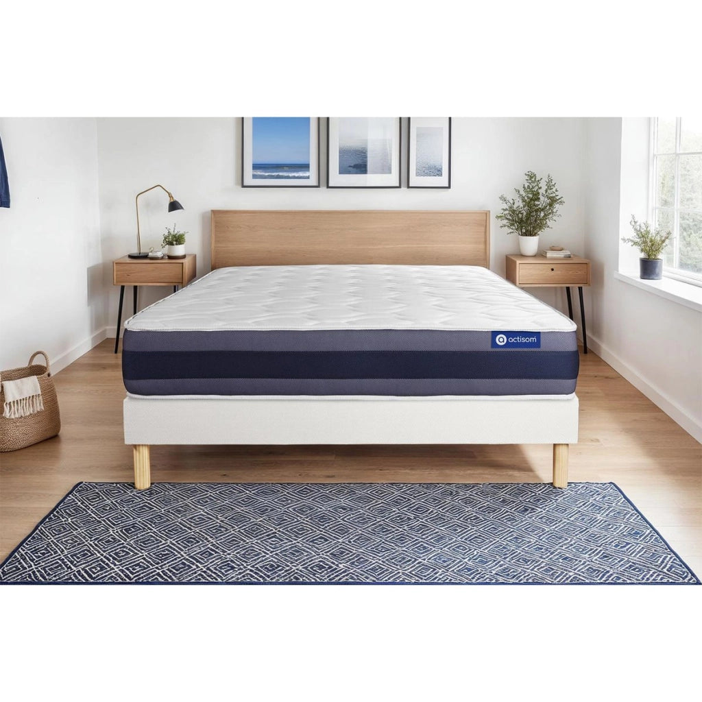 Kit rete e materasso Actiflex morpho 120x200cm - Spessore : 24cm - Molle insacchettate e memory foam - Bilanciato -