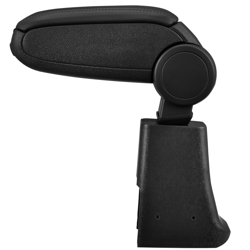 Bracciolo centrale per Golf 3 / Vento con vano imbottito in similpelle nera con cuciture nere 03_0000472