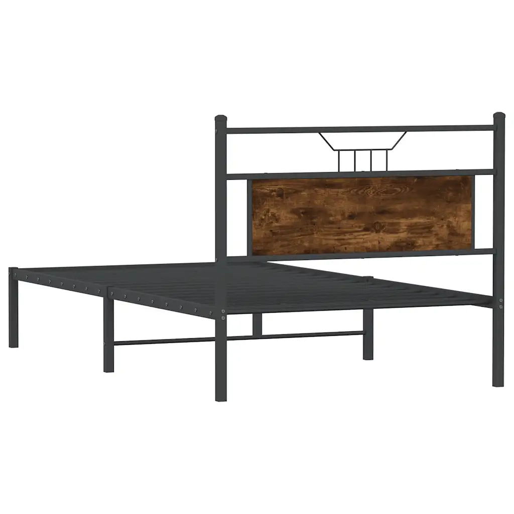 Giroletto senza Materasso Rovere Fumo 100x200 cm in Truciolato 4106738