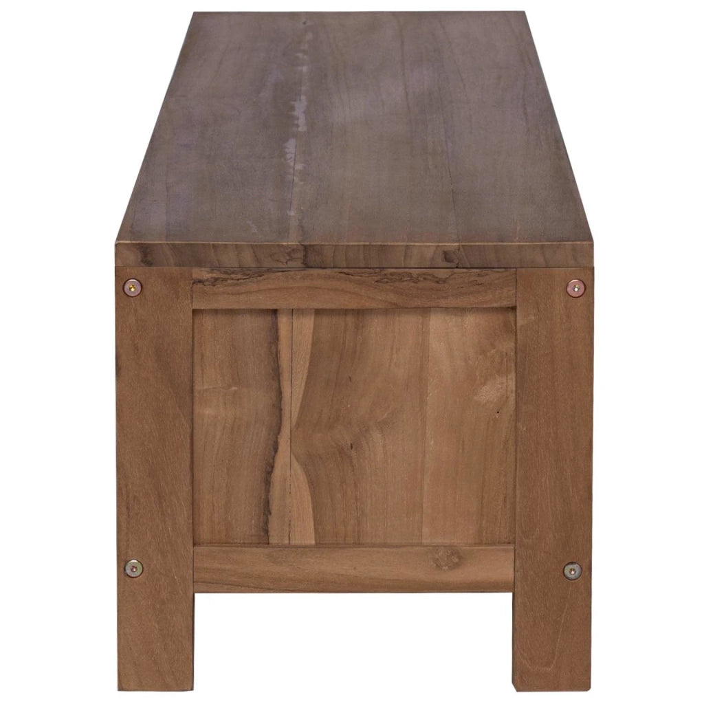 Mobile TV 110 x 30 x 30 cm Legno di teak solido Naturale 42026890