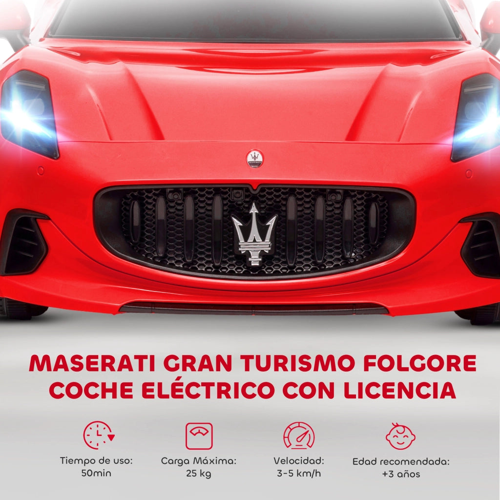 Coche El¨¦trico Maserati Gran Turismo ¨C Zephmum ¨C Rosso