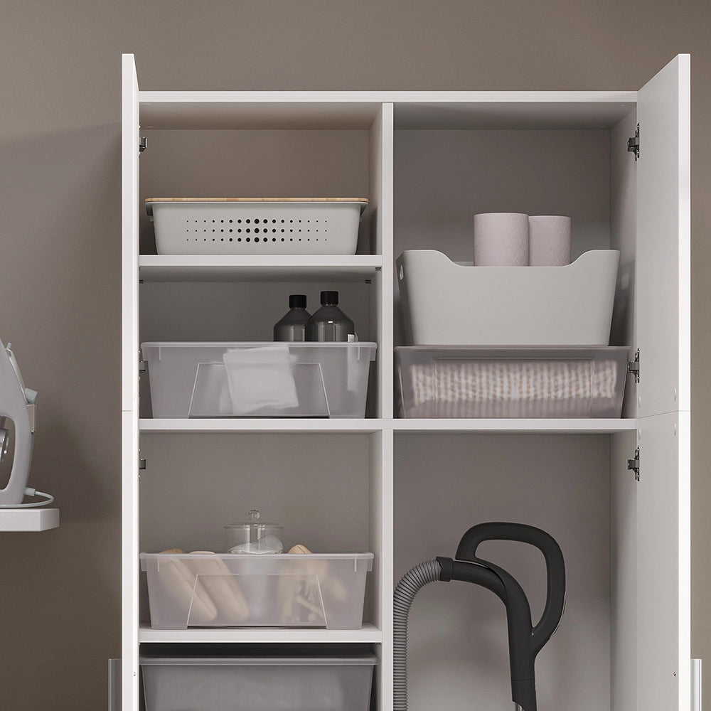 Vicco Scaffale per file Bianco 80 x 182.4 cm con cassetto