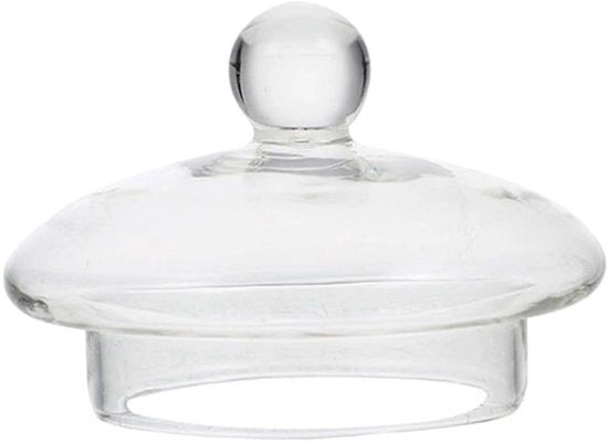 Tappo per teiera di sostituzione - Coperchio in vetro - Translucido - 8,20 x 8,20 x 5,00 cm - Adatto per teiere da 1000 ml - Prevenzione di perdite - Tappo per teiera