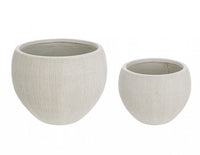 Set 2 Vasi Brush Sfera Beige